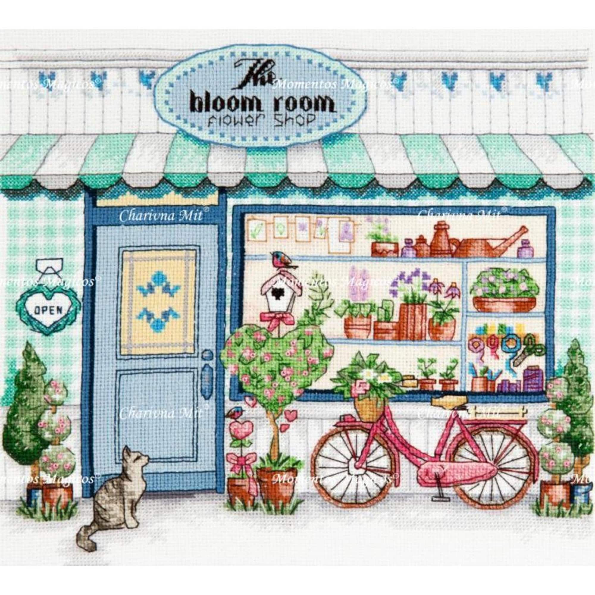 Charivna Mit Flower Heaven Counted Cross Stitch Kit